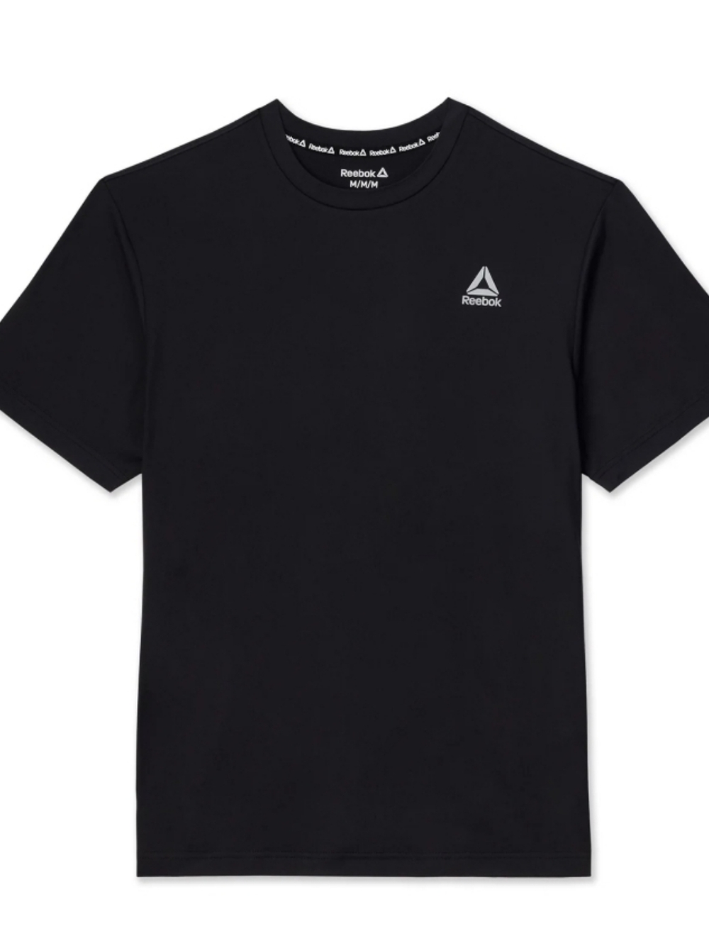 Reebok Black Short-Sleeve Logo Tee.    12